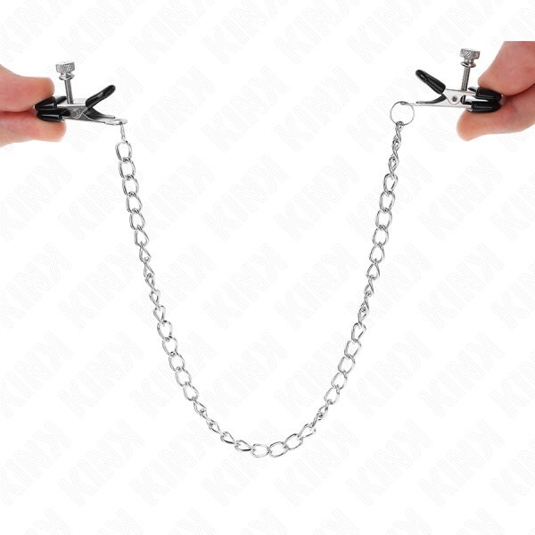 KINK - FLAT CHAIN NIPPLE CLAMPS SILVER 34 CM - Image 5