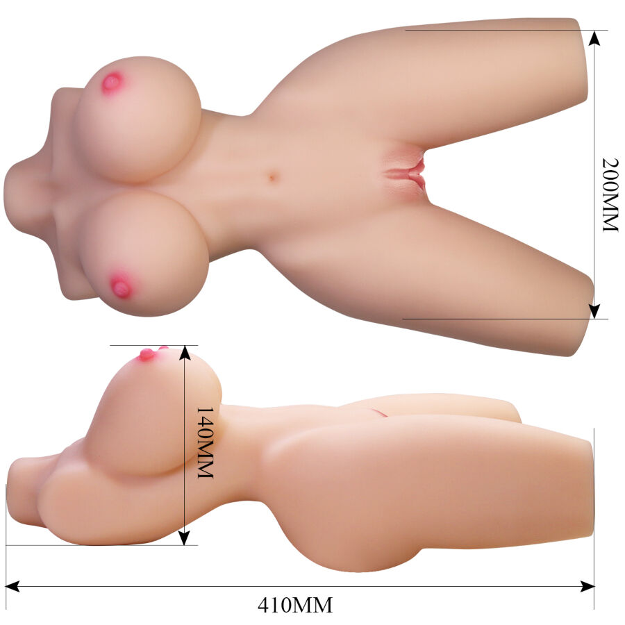 CRAZY BULL - LILY FEMALE MASTURBATOR REALISTIC TORSO VAGINA AND ANAL 4 KG - Image 8