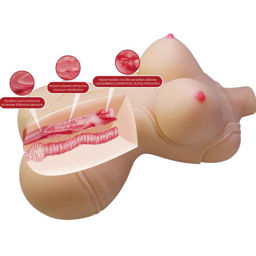 CRAZY BULL - DIANA REALISTIC FEMALE TORSO VAGINA AND ANAL 5 KG - Image 7