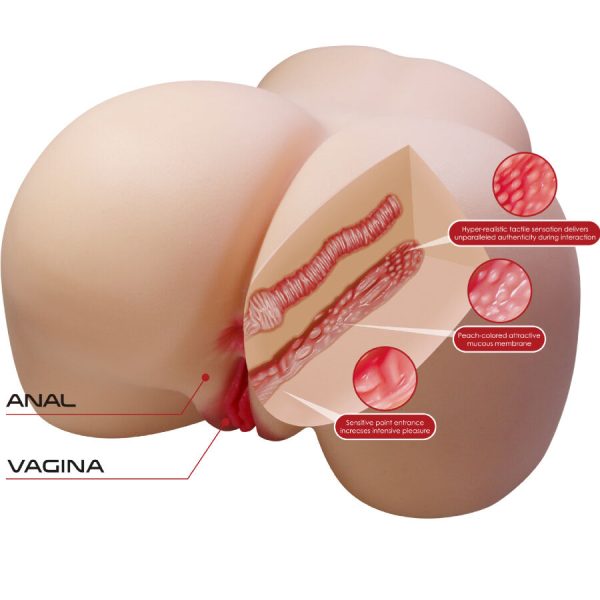 CRAZY BULL - JULIA REALISTIC FEMALE BUTT VAGINA AND ANAL 11 KG - Image 6