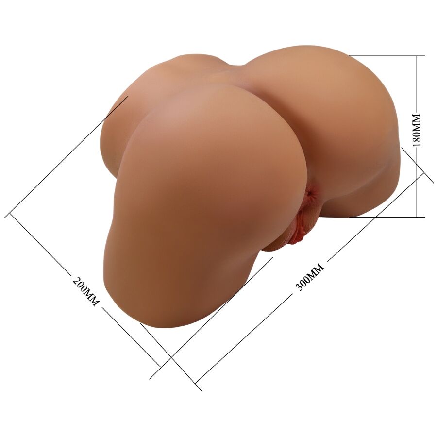 CRAZY BULL - GERIANN REALISTIC FEMALE BUTT VIBRATOR AND SUCKER WITH SOUND 5.5 KG - Image 8