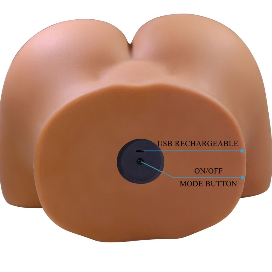 CRAZY BULL - WENDY REALISTIC FEMALE BUTT VIBRATOR AND SUCKER WITH SOUND 11 KG - Image 6