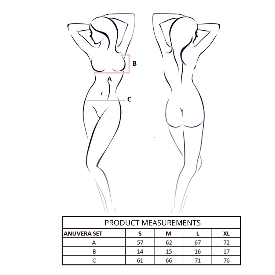 PASSION - ANUVERA BRA + THONG SET BLACK - Image 4