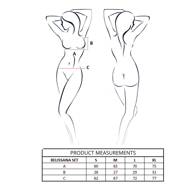 PASSION - BELISSANA BRA + THONG SET BLUE - Image 4