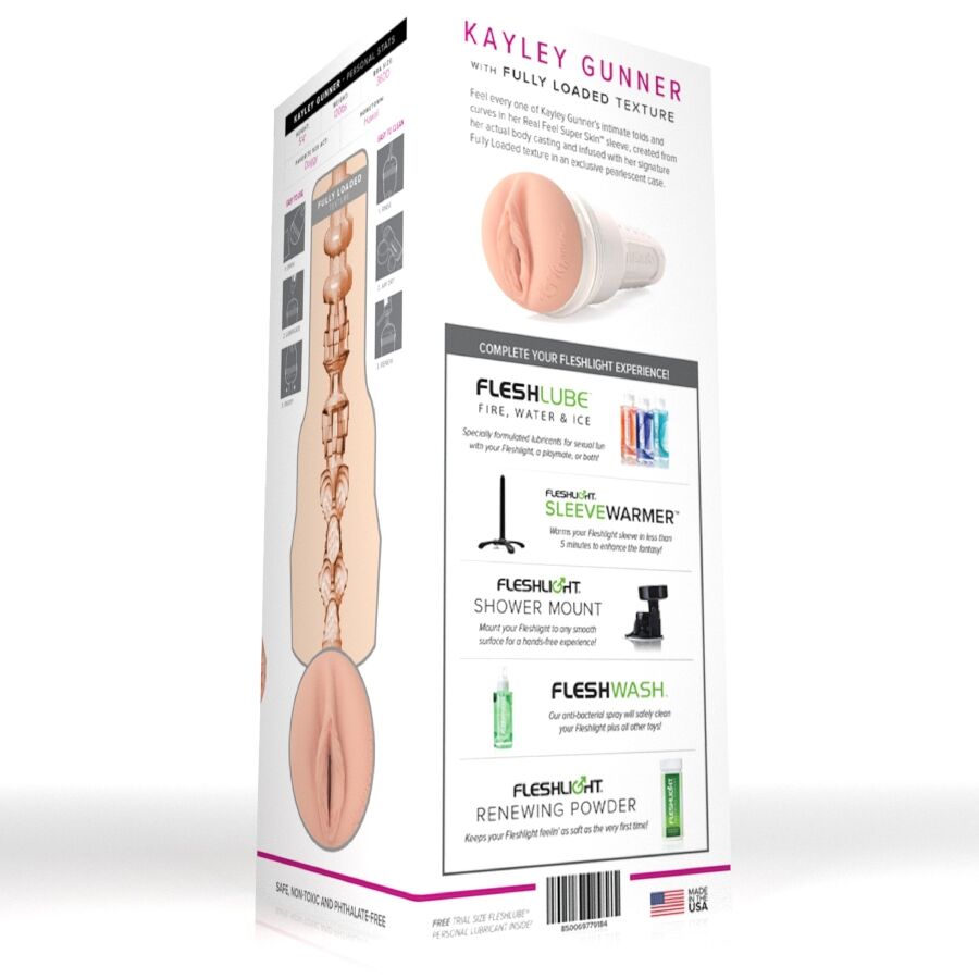 FLESHLIGHT - KAYLEY GUNNER VAGINA MASTURBATOR - Image 6