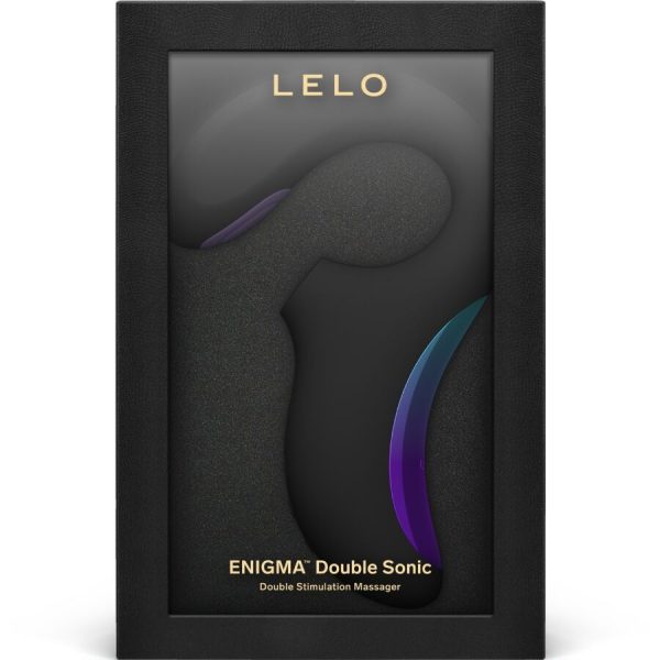 LELO - ENIGMA DOUBLE SONIC VIBRATOR POINT G BLACK - Image 4