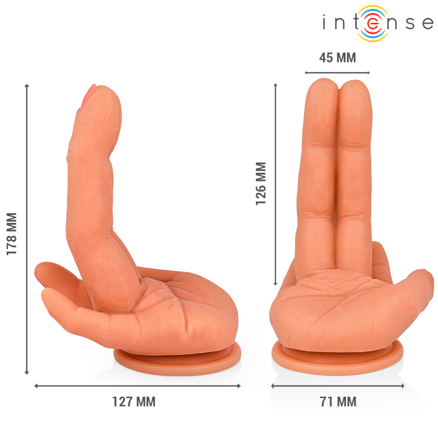 INTENSE - LEELA G-SPOT STIMULATOR FLEXIBLE HAND 12.6 CM - Image 2