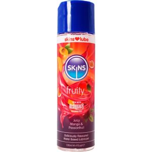 SKINS - FRUITY WATER-BASED LUBRICANT MANGO & PASSION FRUIT 130 ML
