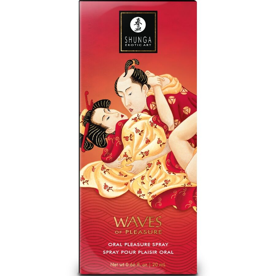 SHUNGA - WAVES PLEASURE SPRAY ORAL SEDUCTIVE STRAWBERRY 20 ML - Image 3