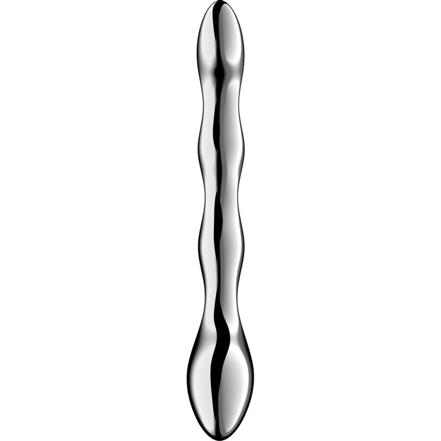 SATISFYER - COSMIC CREST 2 STAINLESS STEEL DOUBLE-ENDED DILDO - Image 2