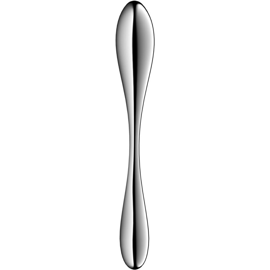 SATISFYER - STAR FORCE 3 STAINLESS STEEL DOUBLE-ENDED DILDO - Image 2
