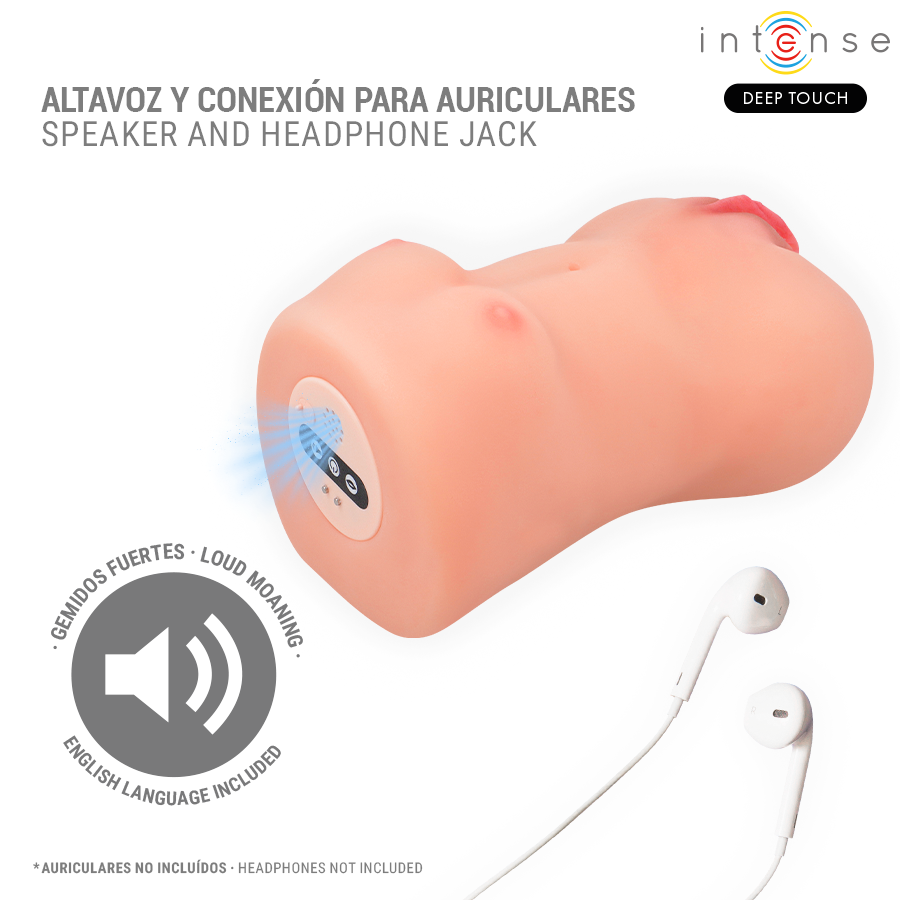 INTENSE DEEP TOUCH - CATHERINE VIBRATOR & SUCTION MASTURBATOR WITH VOICE - Image 4