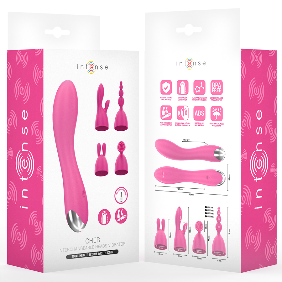 INTENSE - CHER INTERCHANGEABLE HEADS VIBRATOR - Image 3
