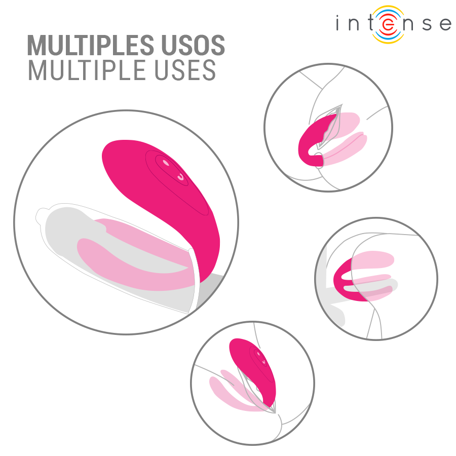 INTENSE - JULIA DOUBLE VIBRATOR CLAMP STIMULATOR REMOTE CONTROL - Image 4