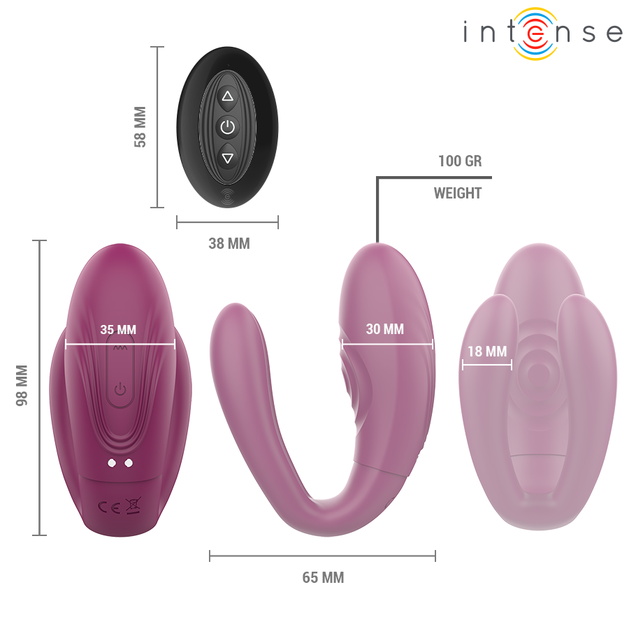 INTENSE - SANDRA TAPPING AND VIBRATION CLAMP STIMULATOR REMOTE CONTROL - Image 9