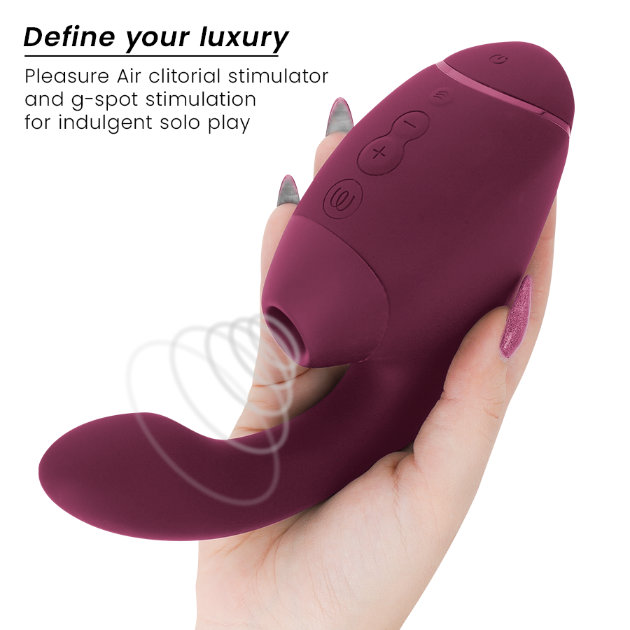 WOMANIZER - DUO NEXT DUAL CLITORAL & G-SPOT STIMULATOR DUSKY PINK - Image 3