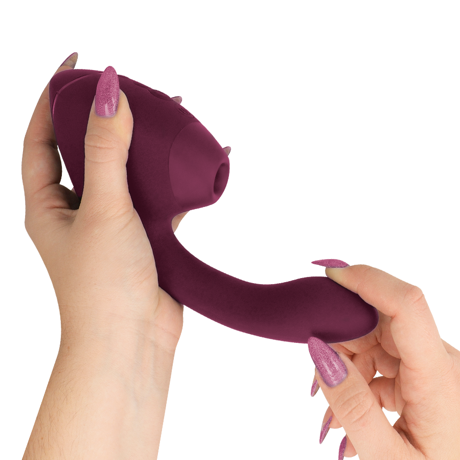 WOMANIZER - DUO NEXT DUAL CLITORAL & G-SPOT STIMULATOR DUSKY PINK - Image 4