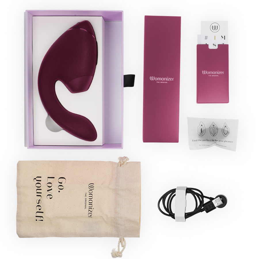 WOMANIZER - DUO NEXT DUAL CLITORAL & G-SPOT STIMULATOR DUSKY PINK - Image 6