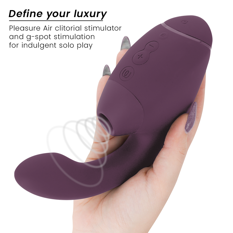 WOMANIZER - DUO NEXT DUAL CLITORAL & G-SPOT STIMULATOR DARK PURPLE - Image 3