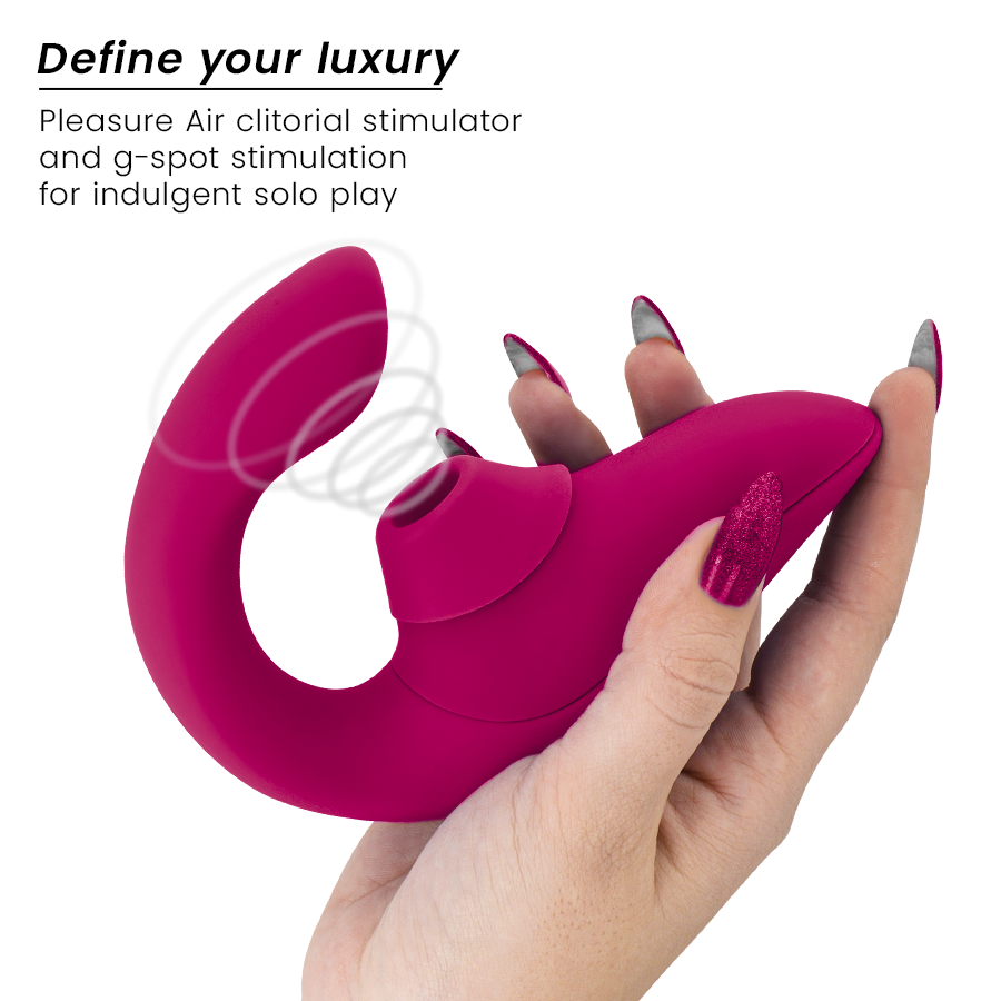 WOMANIZER - BLEND RABBIT VIBRATOR STIMULATOR VIBRANT PINK - Image 3