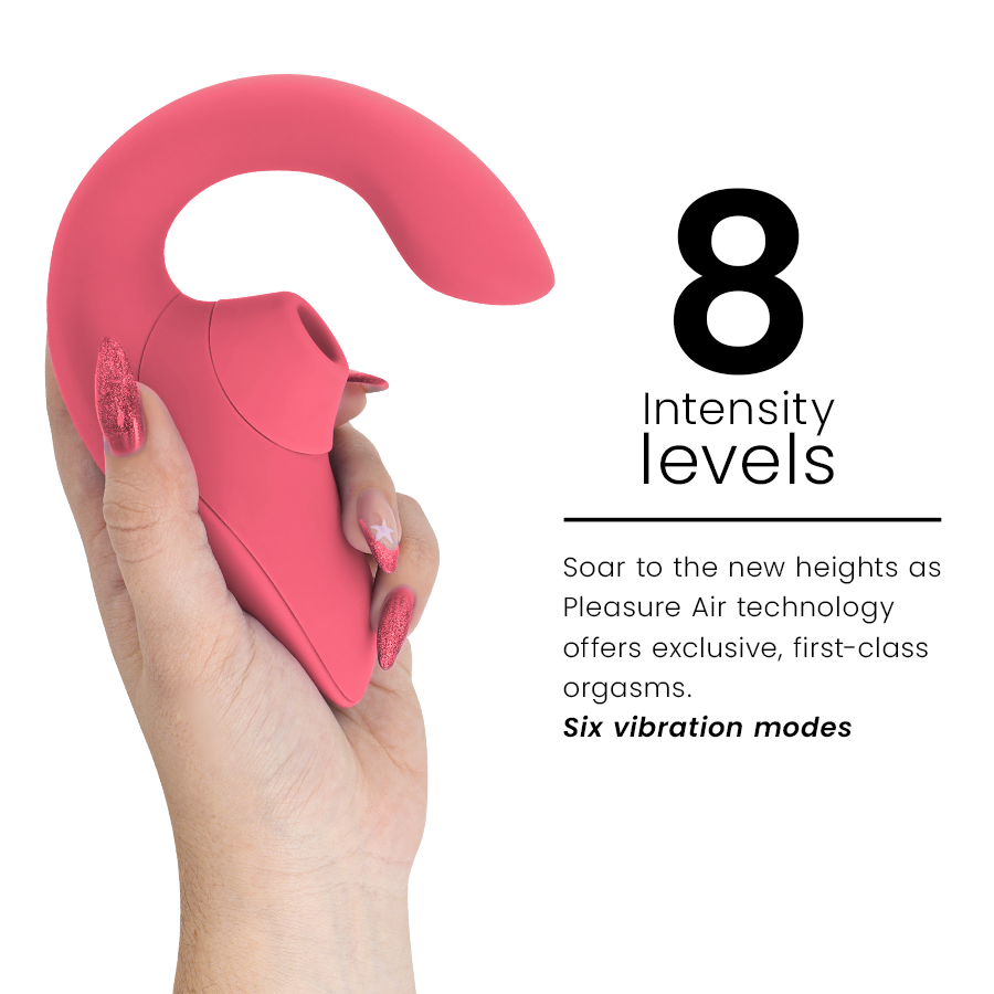WOMANIZER - BLEND RABBIT VIBRATOR STIMULATOR VIBRANT ROSE - Image 5