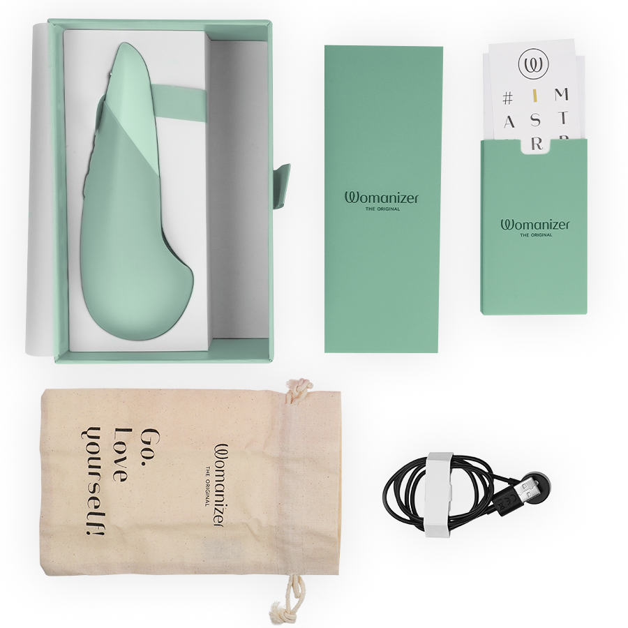 WOMANIZER - VIBE LAY-ON SILENT VIBRATOR SAGE - Image 6