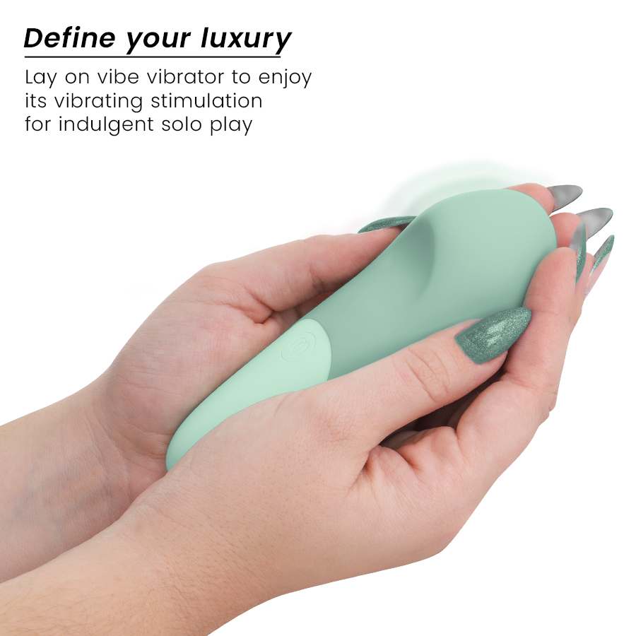 WOMANIZER - VIBE LAY-ON SILENT VIBRATOR SAGE - Image 3