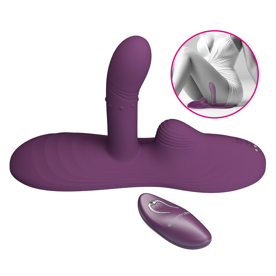 PRETTY LOVE - LUKA SIT-DOWN VIBRATOR WITH HEAT EFFECT AND REMOTE CONTROL - Image 4