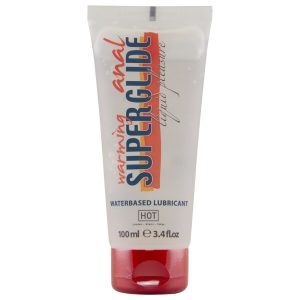 HOT - ANAL SUPERGLIDE WARMING LIQUID PLEASURE WATERBASED LUBRICANT 100 ML