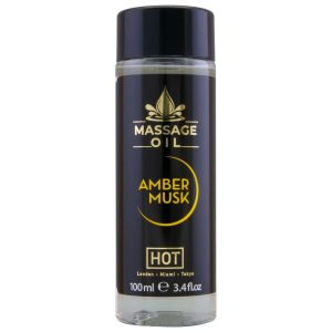 HOT - MASSAGE OIL AMBER & MUSK 100 ML