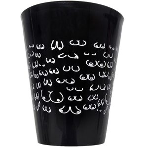 DIABLO PICANTE - BLACK CUP 500 ML WITH WHITE BOOBS