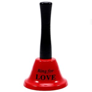DIABLO PICANTE - RED 'RING FOR LOVE' HAND BELL