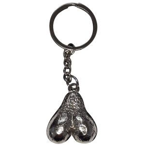 DIABLO PICANTE - SILVER EGGS METAL KEYCHAIN