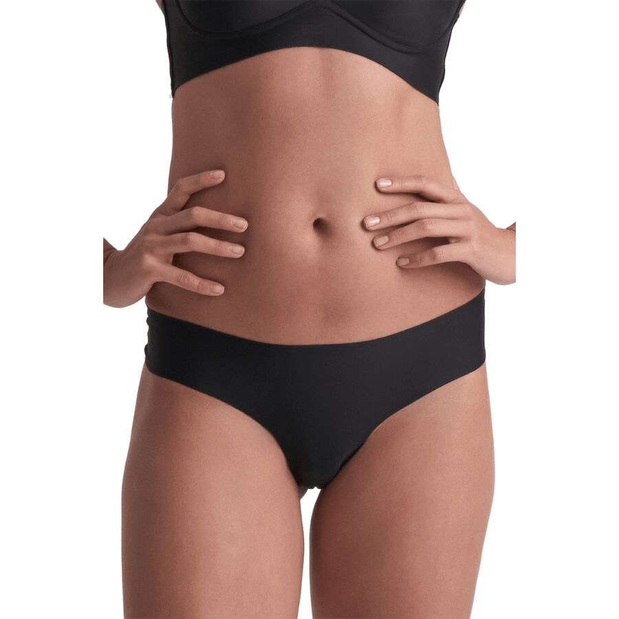 BYE-BRA - INVISIBLE THONG 2 PACK BEIGE & BLACK SIZE - Image 3