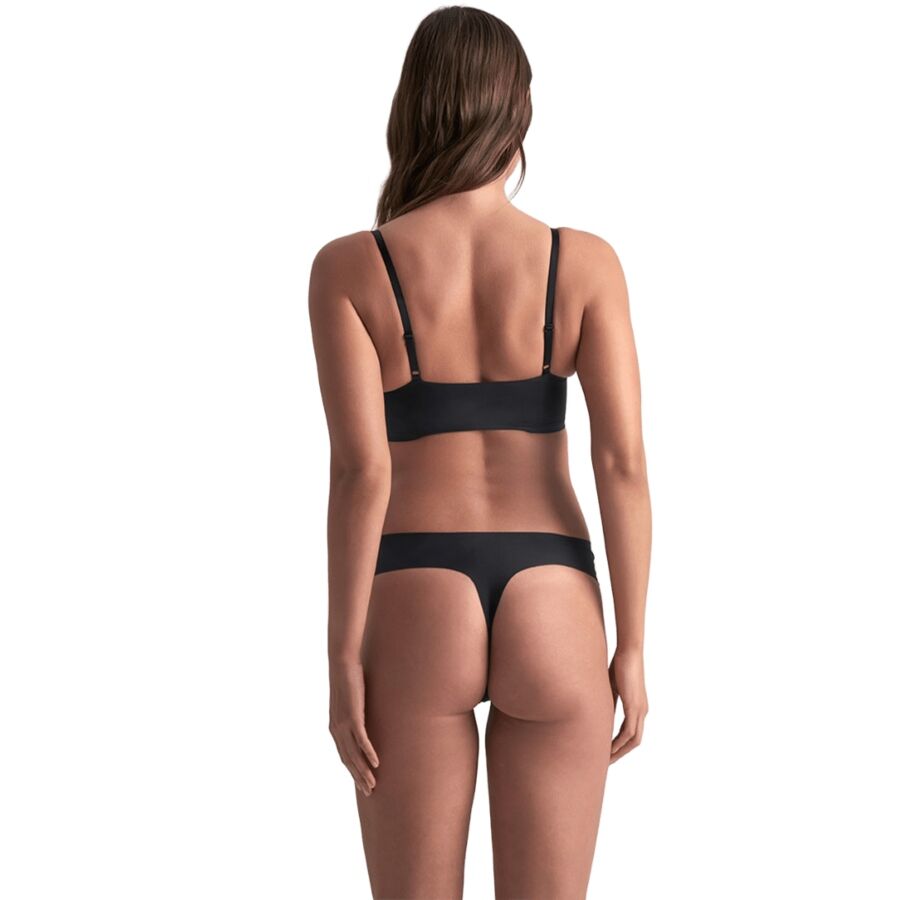 BYE-BRA - INVISIBLE THONG 2 PACK BEIGE & BLACK SIZE - Image 7
