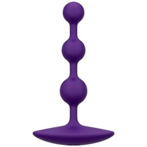 ROMP - AMP PURPLE FLEXIBLE SILICONE ANAL BEADS 12.5 CM PURPLE