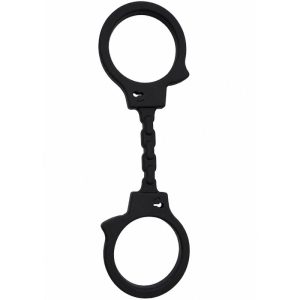 DIABLO PICANTE - SILICONE HANDCUFFS BLACK