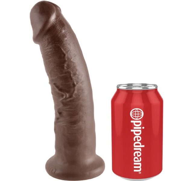 KING COCK 9" COCK BROWN 22.9 CM - Image 3