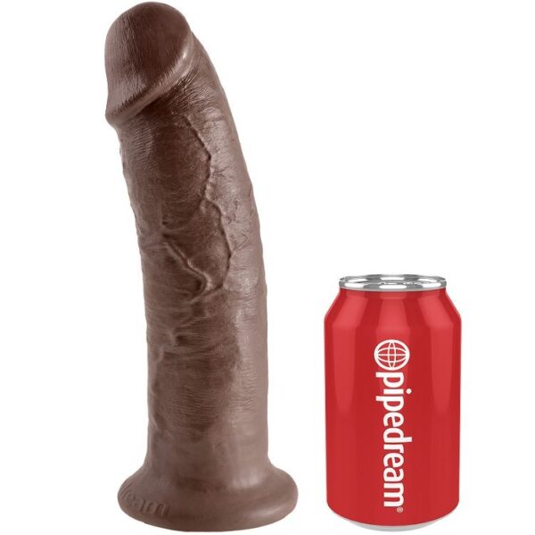 KING COCK 10" COCK BROWN 25.4 CM - Image 3