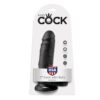 KING COCK 7" COCK BLACK WITH BALLS 17.8 CM - Image 2