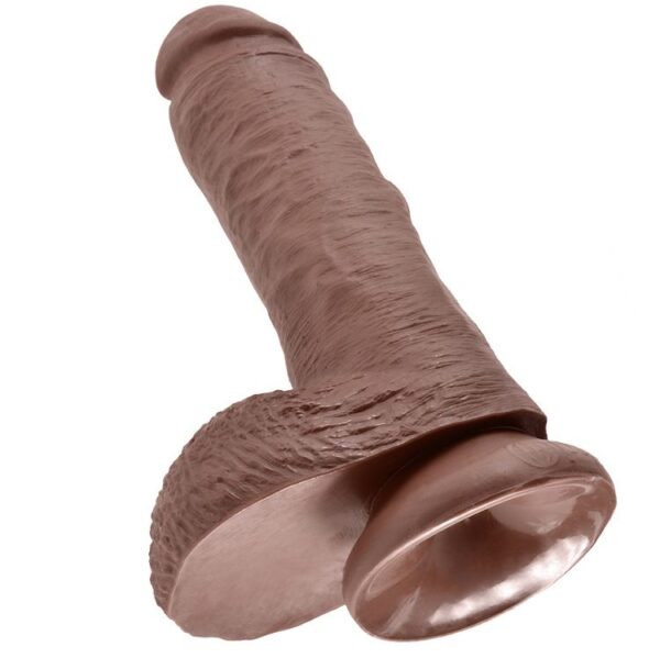 KING COCK 8" COCK BROWN WITH BALLS 20.3 CM - Image 5