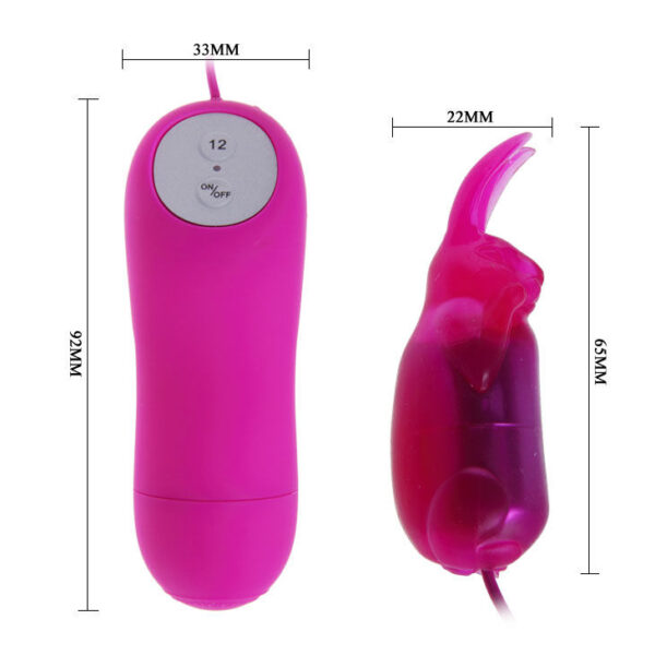 BAILE CUTE SECRET RABBIT VIBRATOR PURPLE 12 SPEED - Image 5