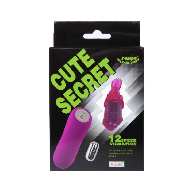 BAILE CUTE SECRET RABBIT VIBRATOR PURPLE 12 SPEED - Image 8