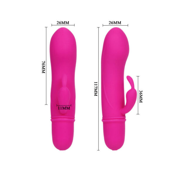 PRETTY LOVE FLIRTATION - VIBRATOR WITH RABBIT CAESAR - Image 7
