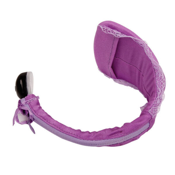 THONG WITH VIBRATOR PURPLE - Image 2