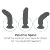 KING COCK 25.5 CM VIBRATING COCK WITH BALLS BROWN - Image 5