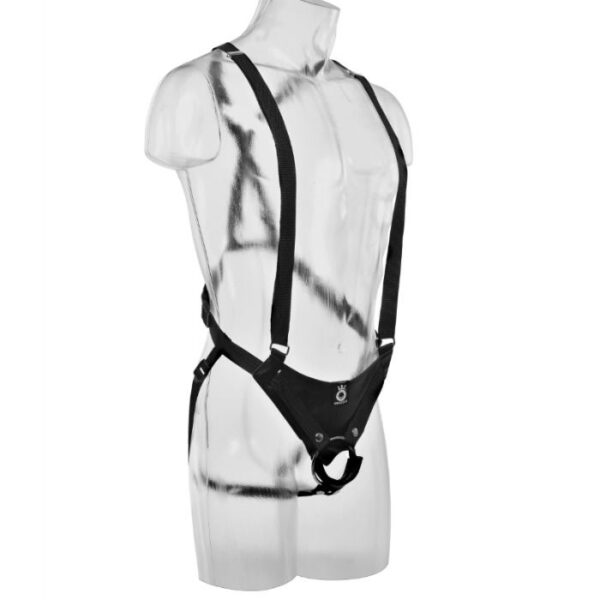 KING COCK 30.5 CM HOLLOW STRAP-ON SUSPENDER SYSTEM - FLESH - Image 5