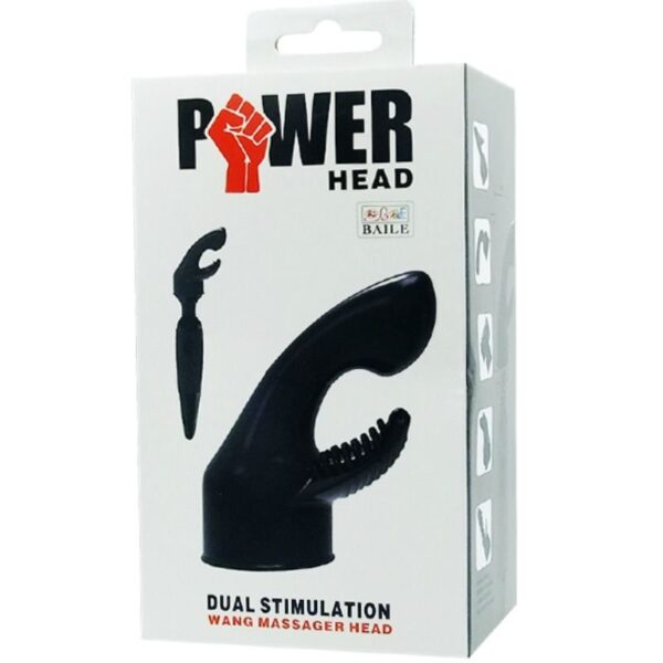 POWER HEAD - INTERCHANGEABLE WAND MASSAGER HEAD G- SPOT AND CLIT STIMULATING - Image 6