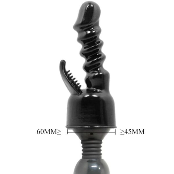 POWER HEAD - INTERCHANGEABLE WAND MASSAGER HEAD INNER AND CLIT STIMULATING - Image 5