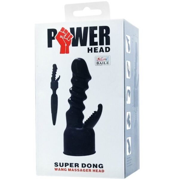 POWER HEAD - INTERCHANGEABLE WAND MASSAGER HEAD INNER AND CLIT STIMULATING - Image 6
